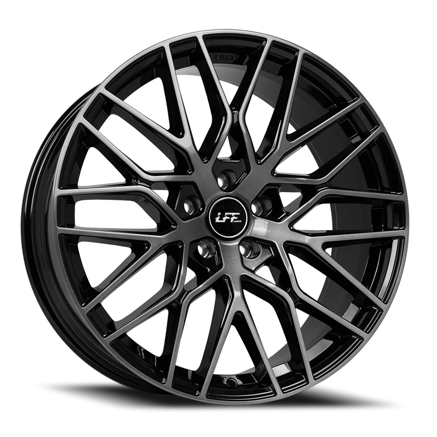 LFF-01 PISTA 20X10.5 5X115 +22 73.1 Brushed F Titanium Black LSCP2