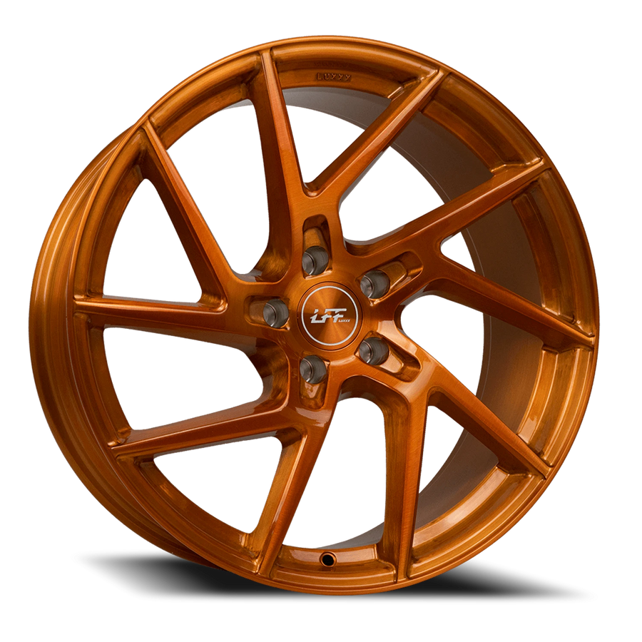 LFF-02 LEON 20X9 5X112 +33 66.6 Full Brushed Sunset Orange LSJP2