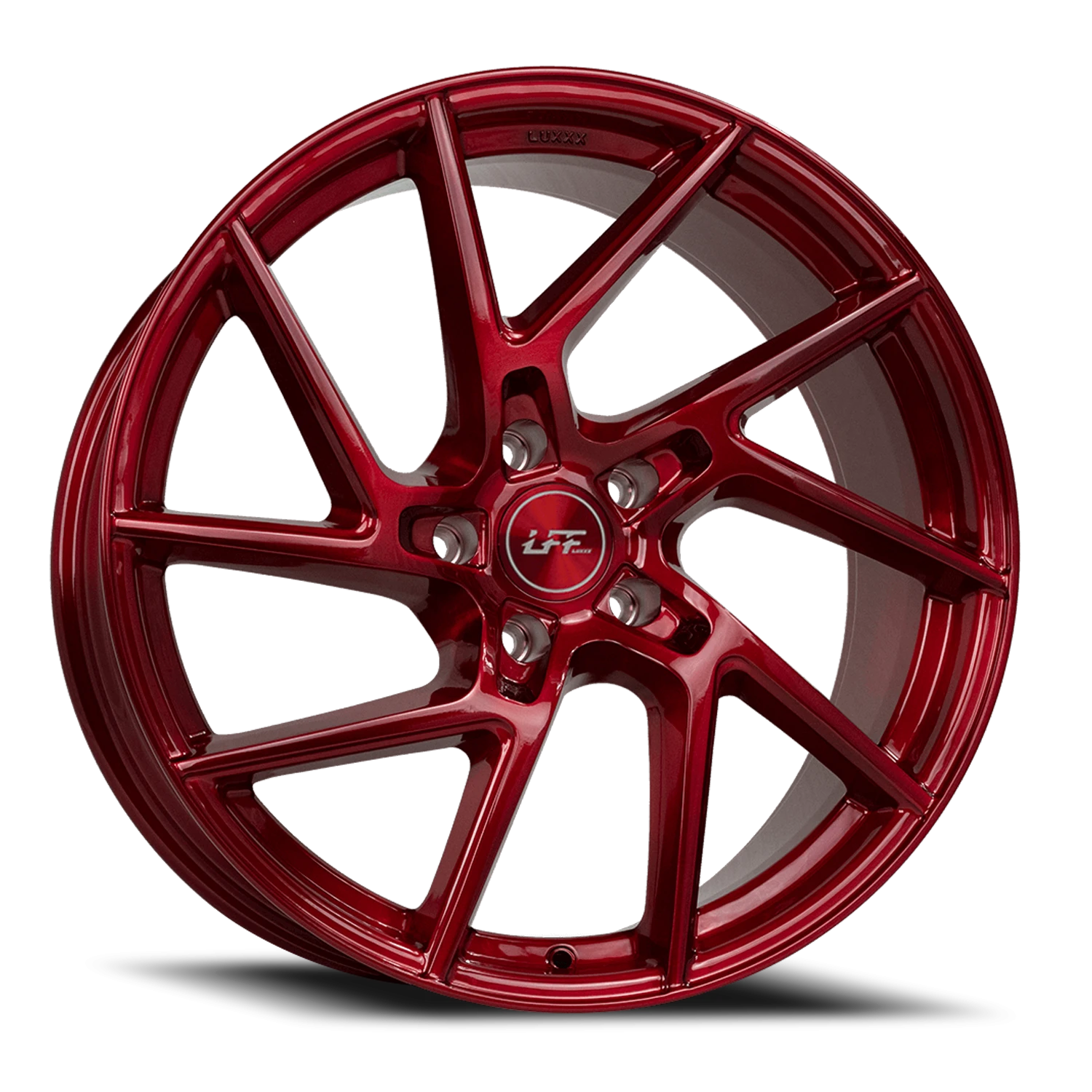 LFF-02 LEON 20X9 5X120 +20 73.1 Full Brushed Roja Red LSDP