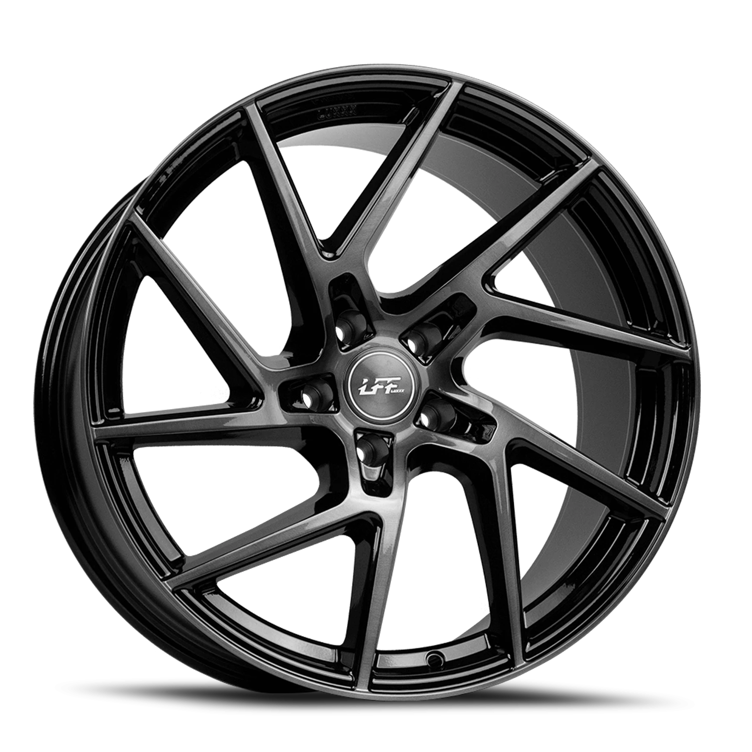 LFF-02 LEON 20X10.5 5X114.3 +40 73.1 Brushed F Titanium Black LSCP2