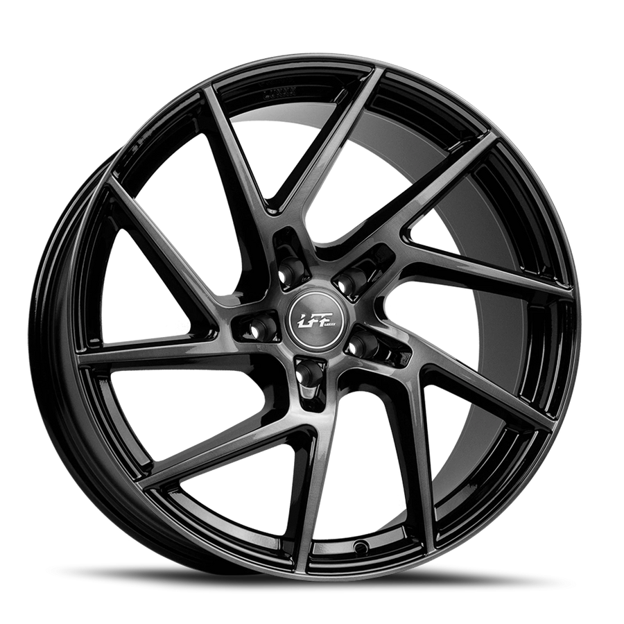 LFF-02 LEON 20X9 5X112 +33 66.6  Brushed F Titanium Black LSCP2
