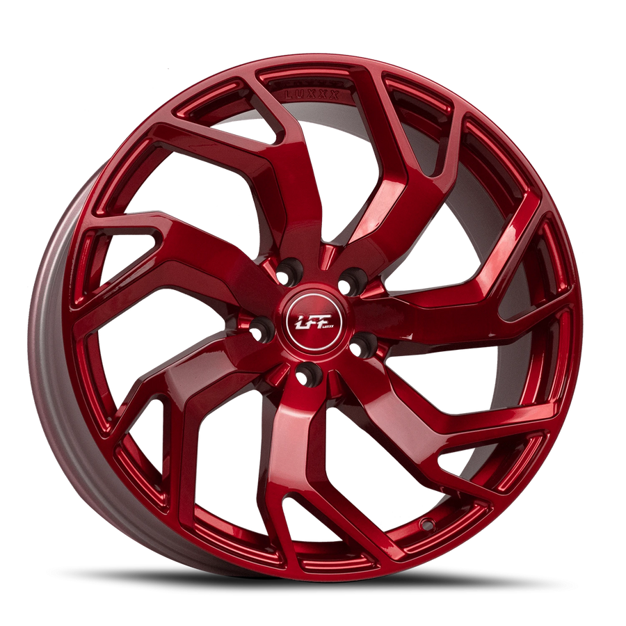 LFF-04 ALFA 24X10 6X139.7 +35 78.1 Brushed Face Roja Red (LSDP)