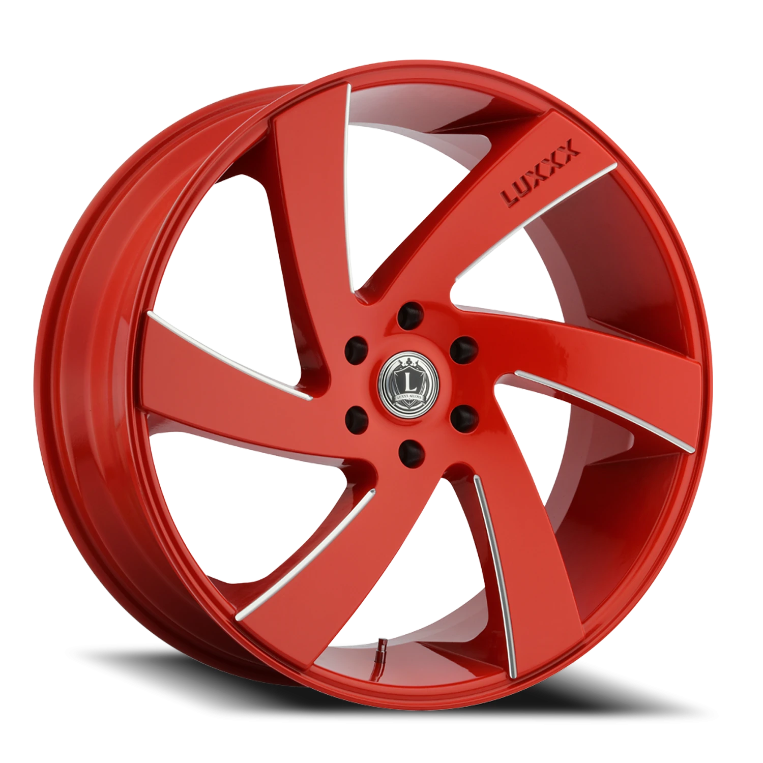 LUX10 24X10 5X115 +15 74.1 Red Milled