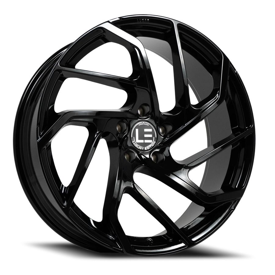 LUXLE15 22X9 5X112 +27 66.6 Gloss Black