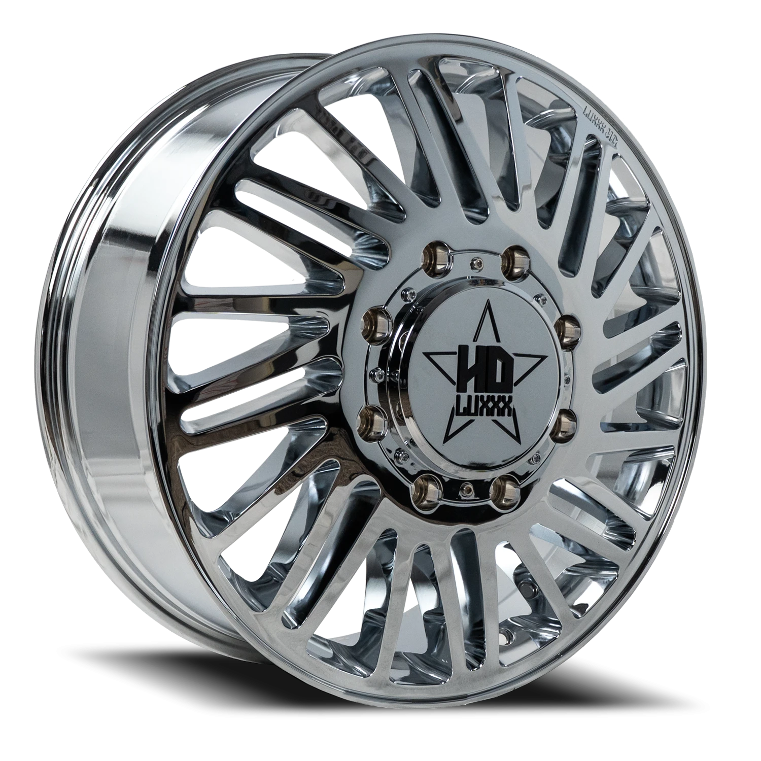 DUALLY HD19 20X8.25 8X165 115 121.3 Chrome (Front)