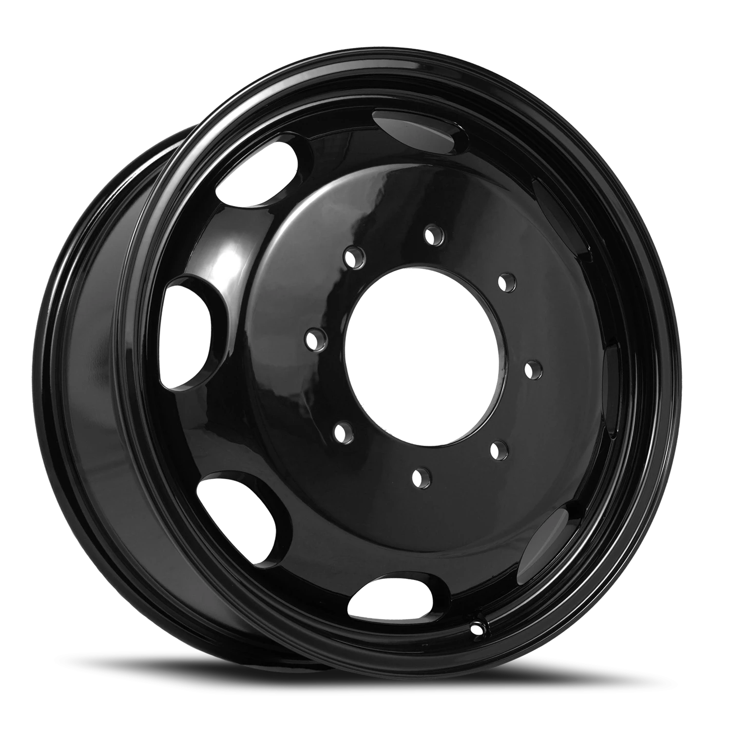 DUALLY HD19 20X8.25 8X165 115 121.3 Gloss Black (Inner Wheel)