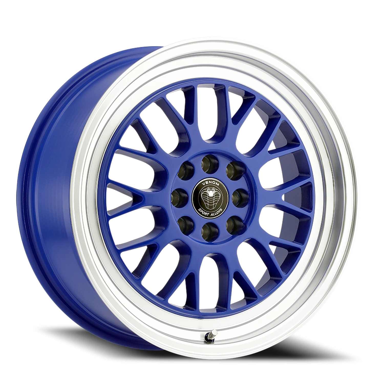 VENOM19 18X8.5 5114.3/120 +30 73.1 Gloss Blue Machined Lip