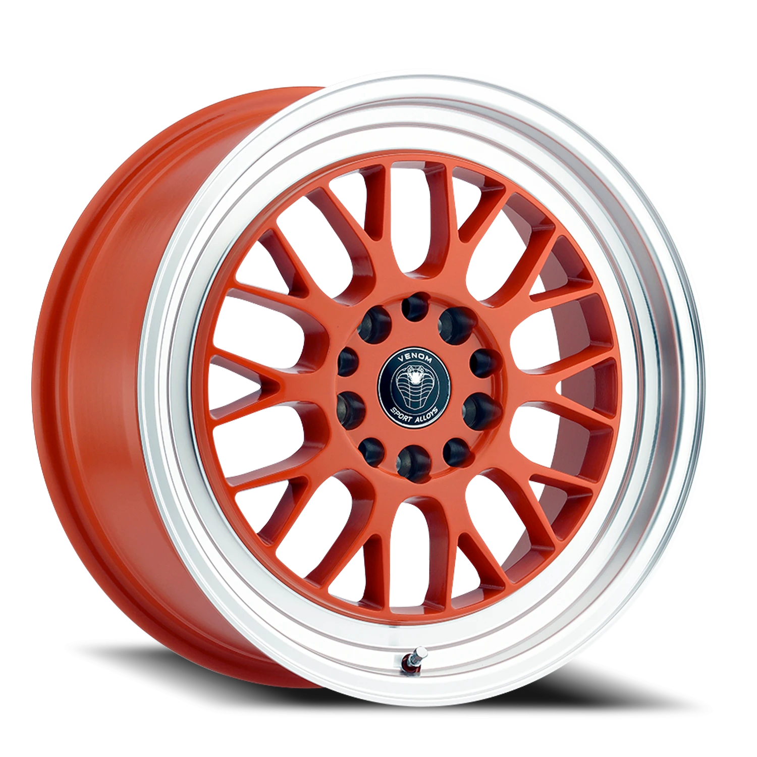 VENOM19 18X8.5 5114.3/120 +30 73.1 Gloss Orange Machined Lip