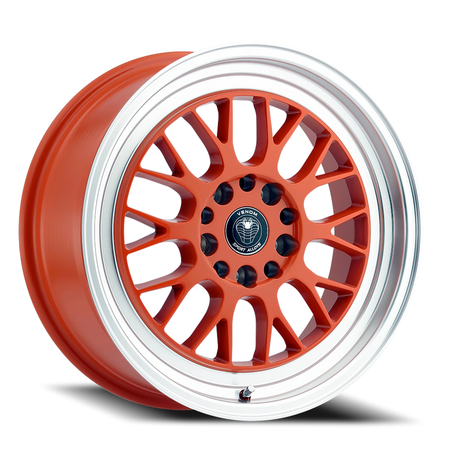 VENOM19 18X8.5 5114.3/120 +30 73.1 Gloss Orange Machined Lip