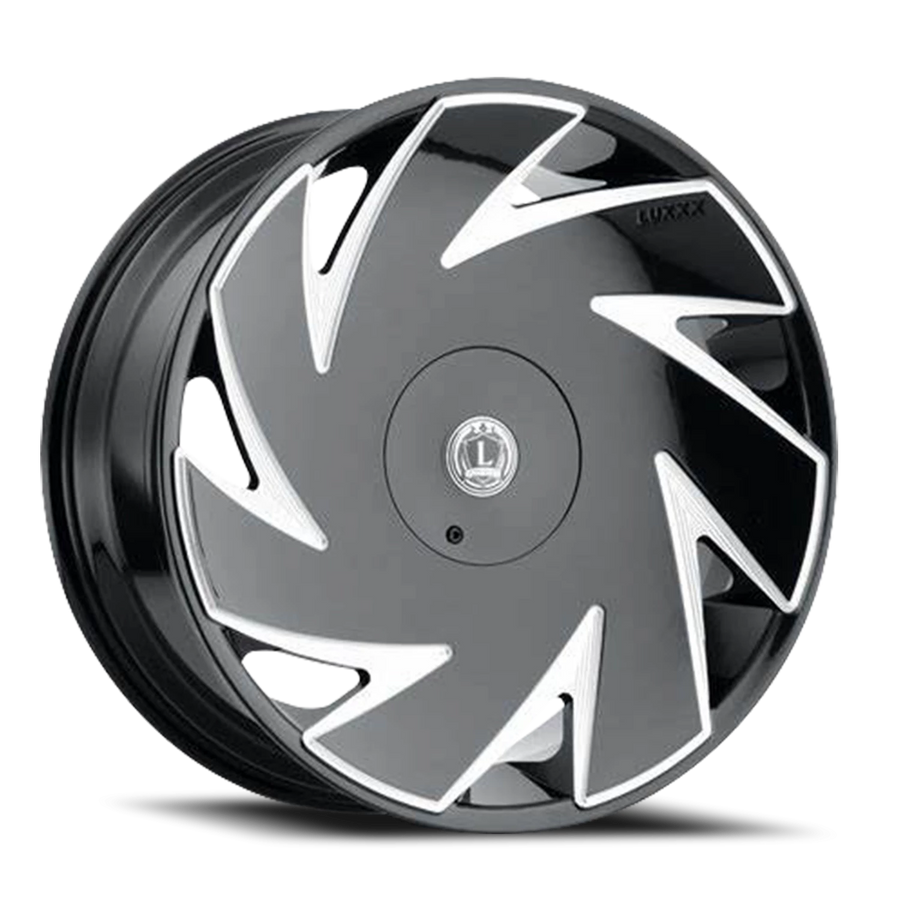 LUX21 26X9.5 5115/127 +18 78.1 Gloss Black Milled