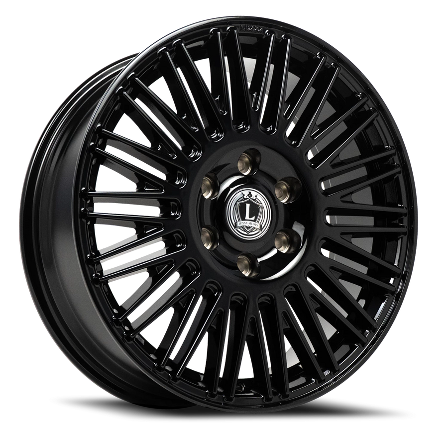 LUX27 20X8.5 6X139.7 +35 106.1 Gloss Black (Floating Cap)