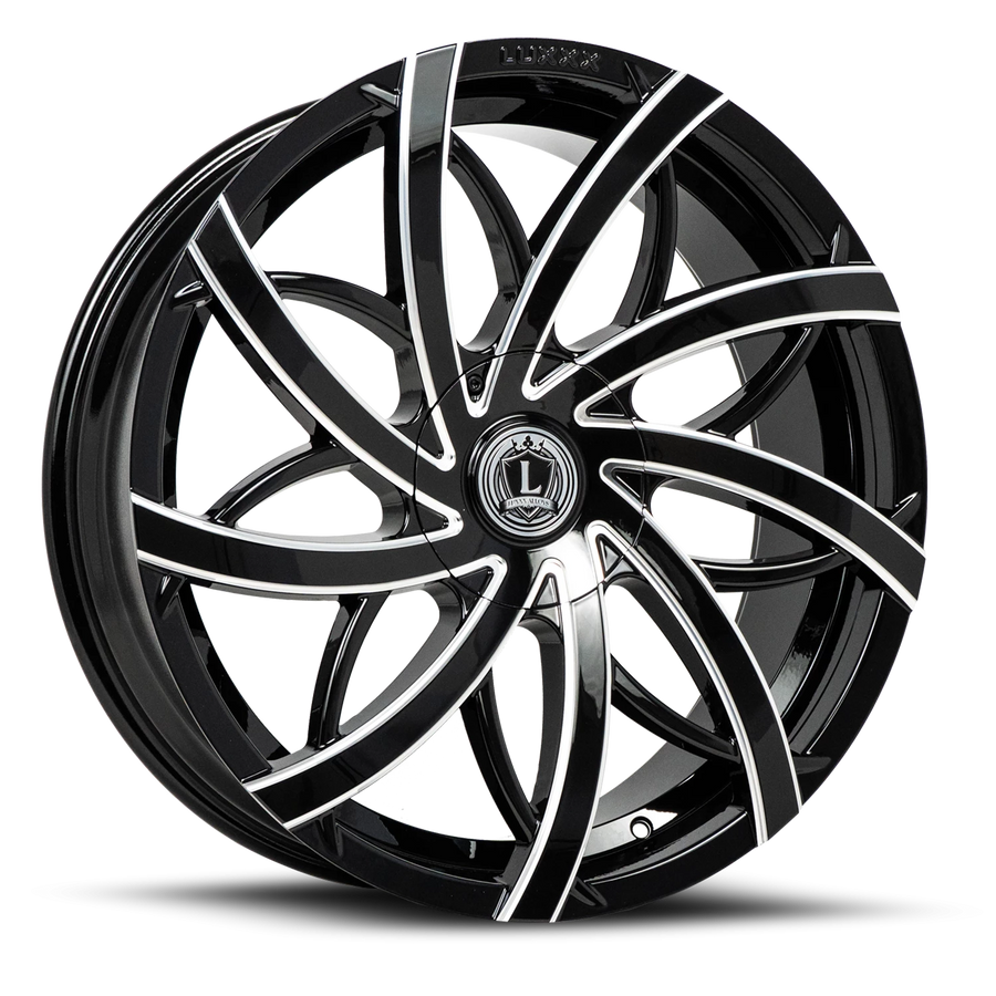 LUX31 22X9 5127/139.7 +15 78.1 Gloss Black Milled