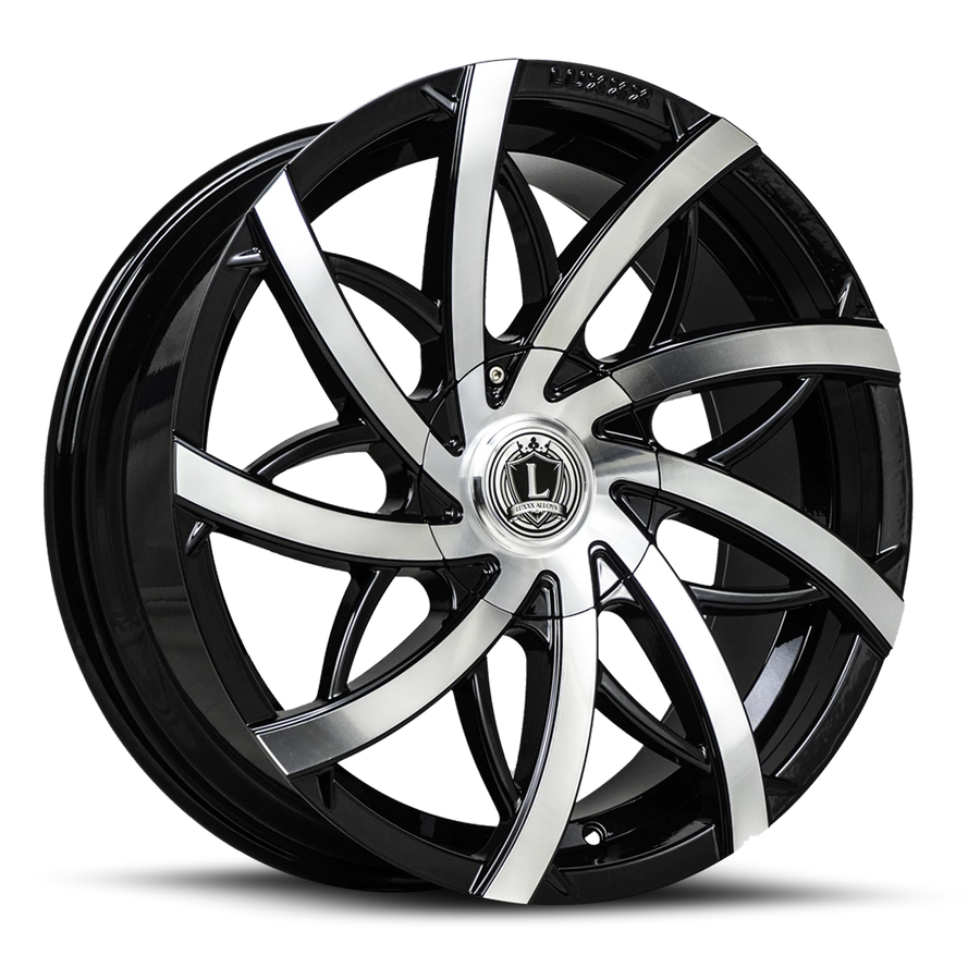 LUX31 20X8.5 5110/114.3 +30 73.1 Gloss Black Machined