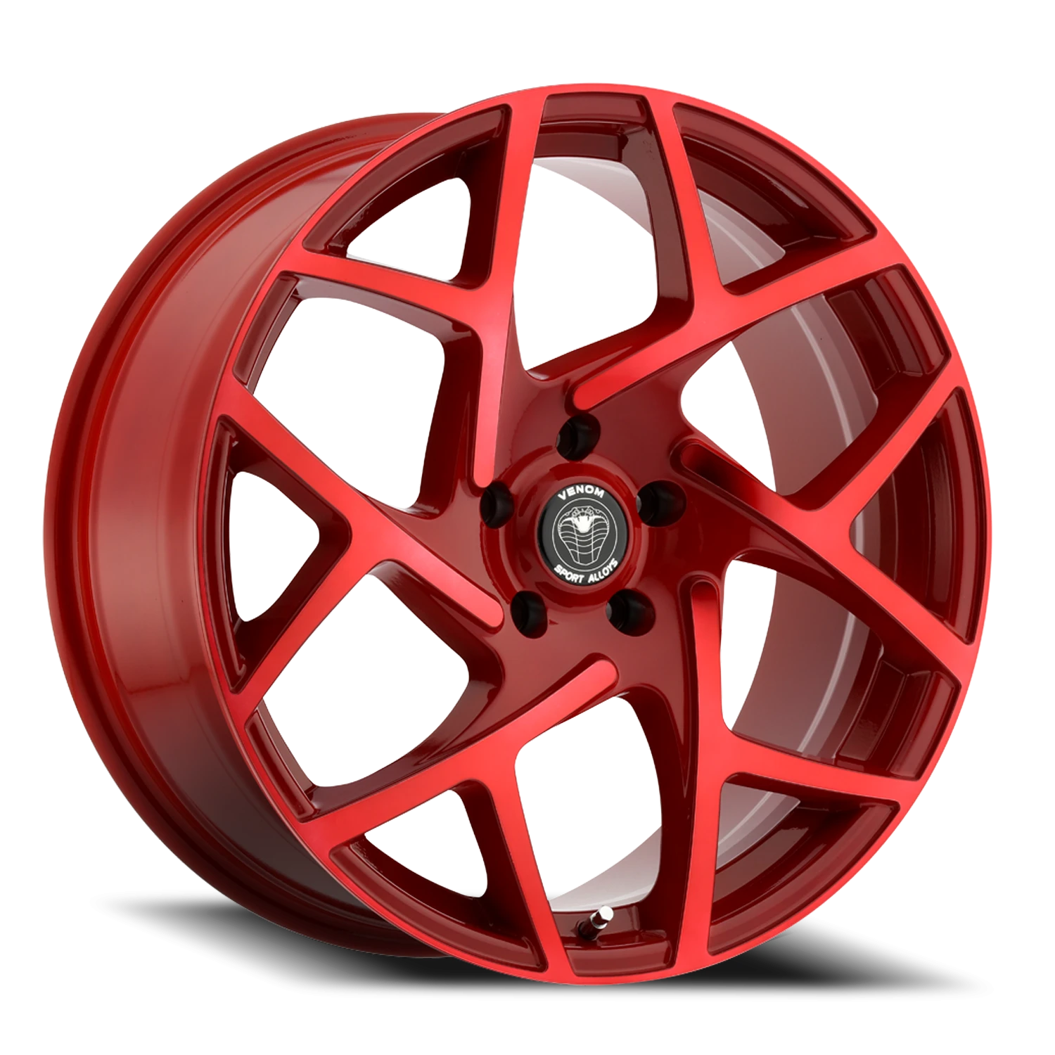 VENOM31 17X8 5X112 +31 73.1 Neon Red