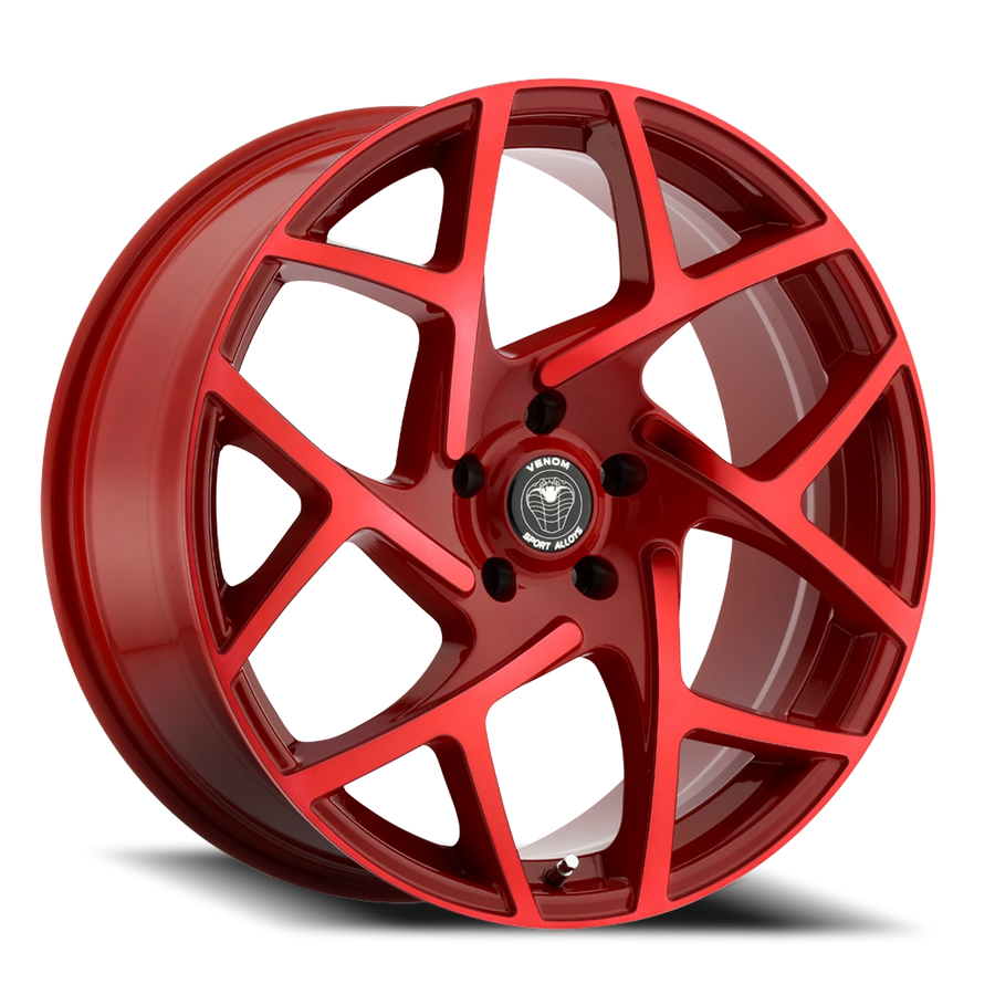 VENOM31 20X8.5 5X120 +33 73.1 Neon Red