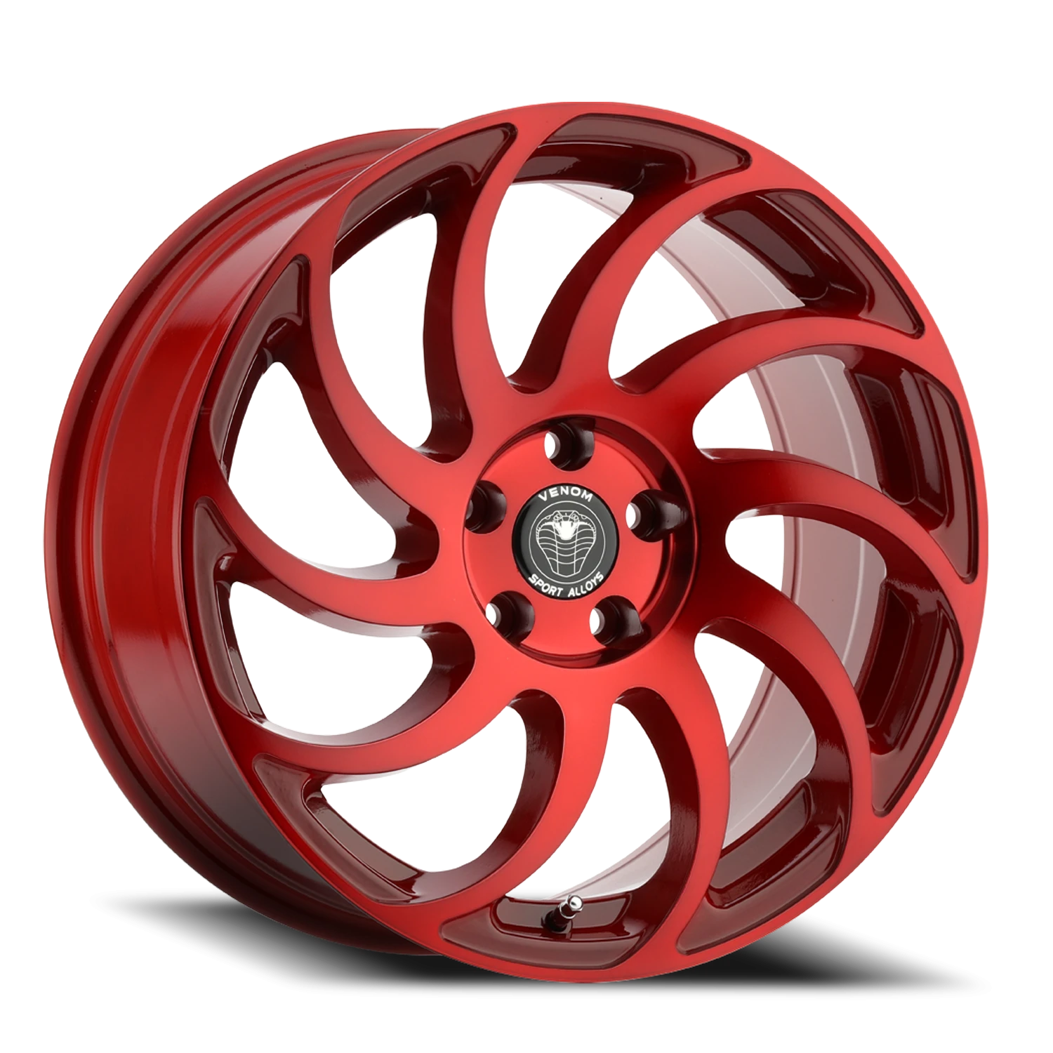 VENOM32 18X8.5 5X120 +31 73.1 Neon Red