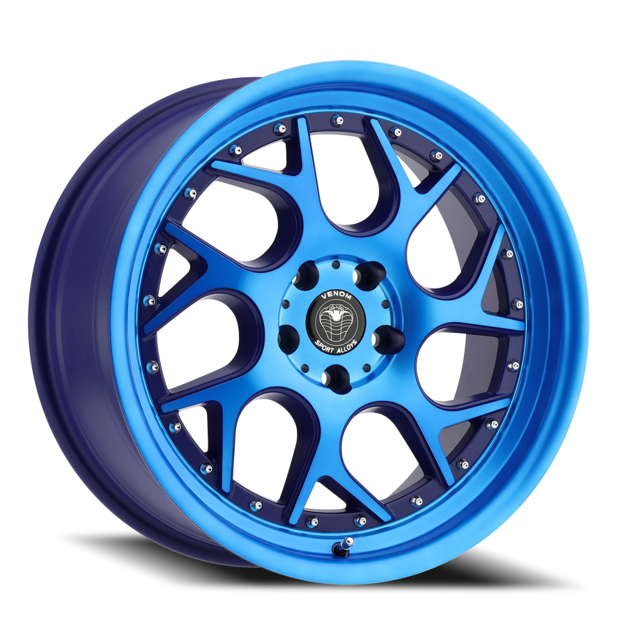 VENOM33 18X8.5 5X114.3 +30 73.1 Neon Blue