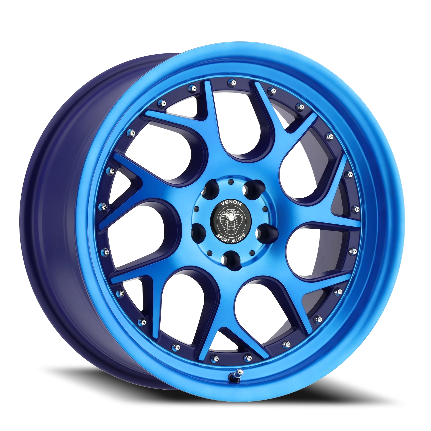 VENOM33 18X8.5 5X112 +30 73.1 Neon Blue