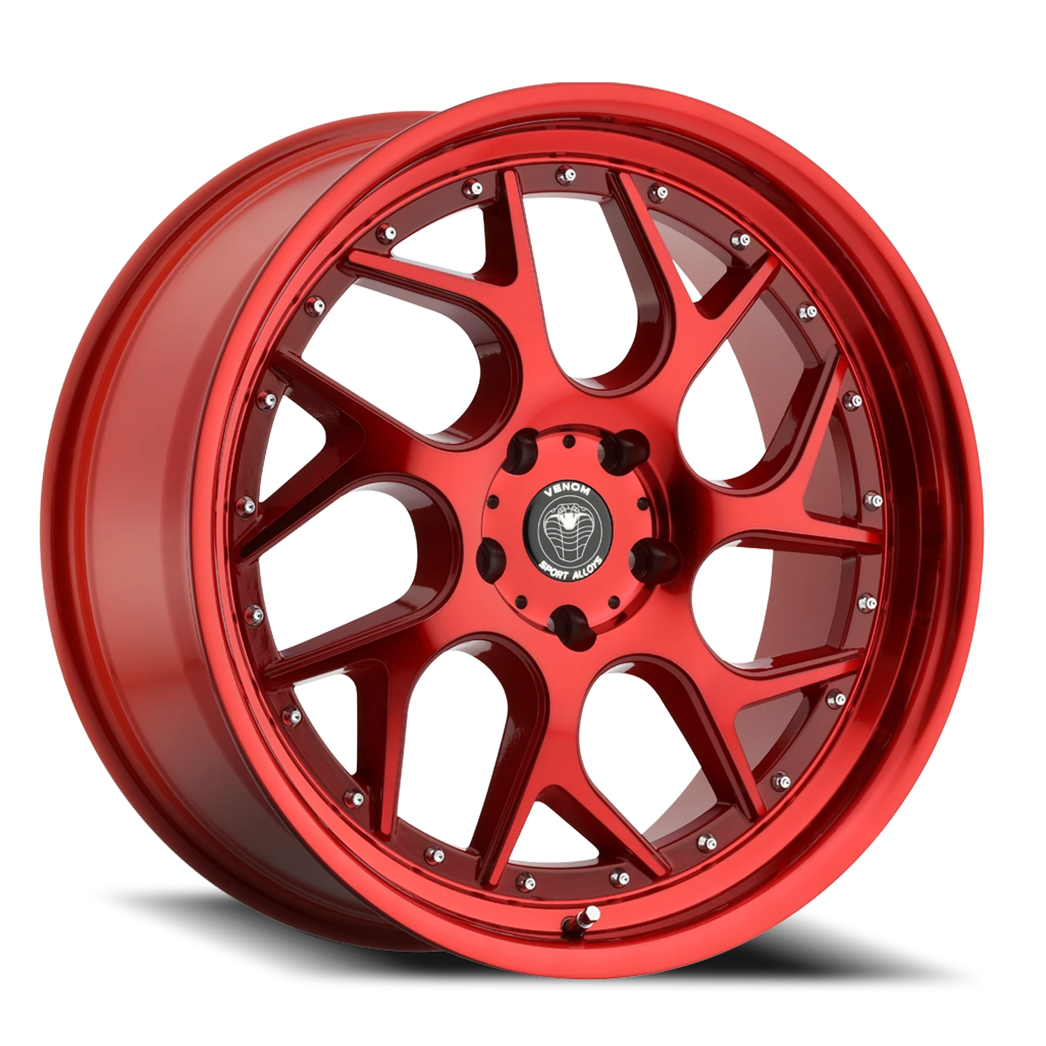 VENOM33 18X8.5 5X120 +30 73.1 Neon Red