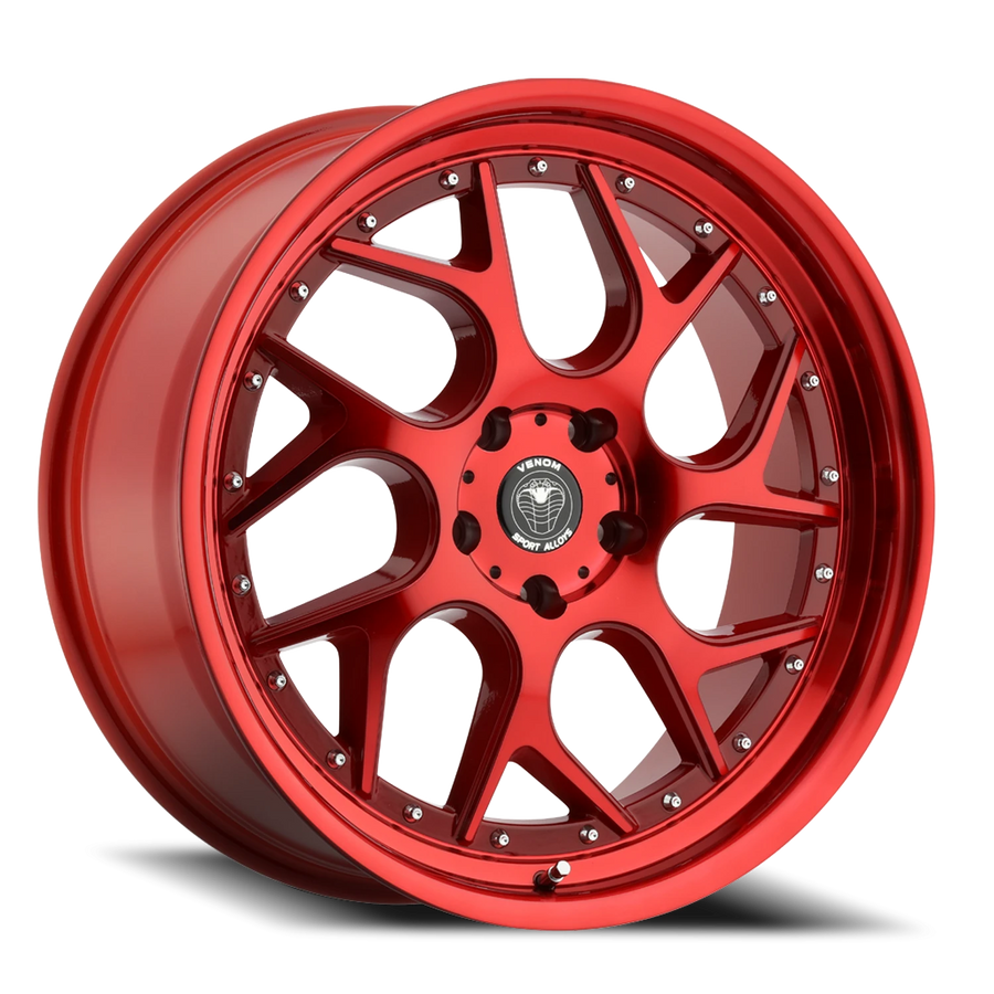 VENOM33 18X8.5 5X120 +30 73.1 Neon Red