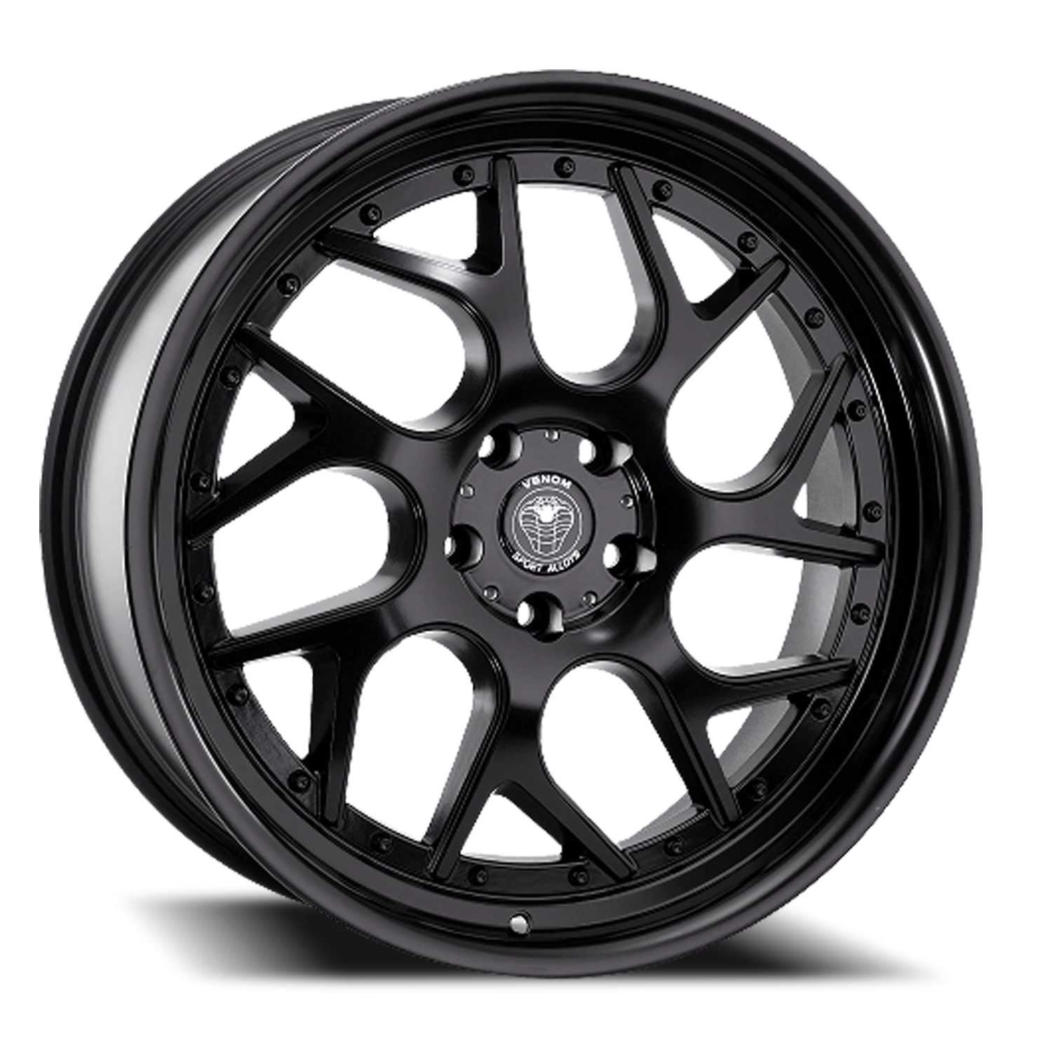 VENOM33 18X8.5 5X120 +30 73.1 Satin Black