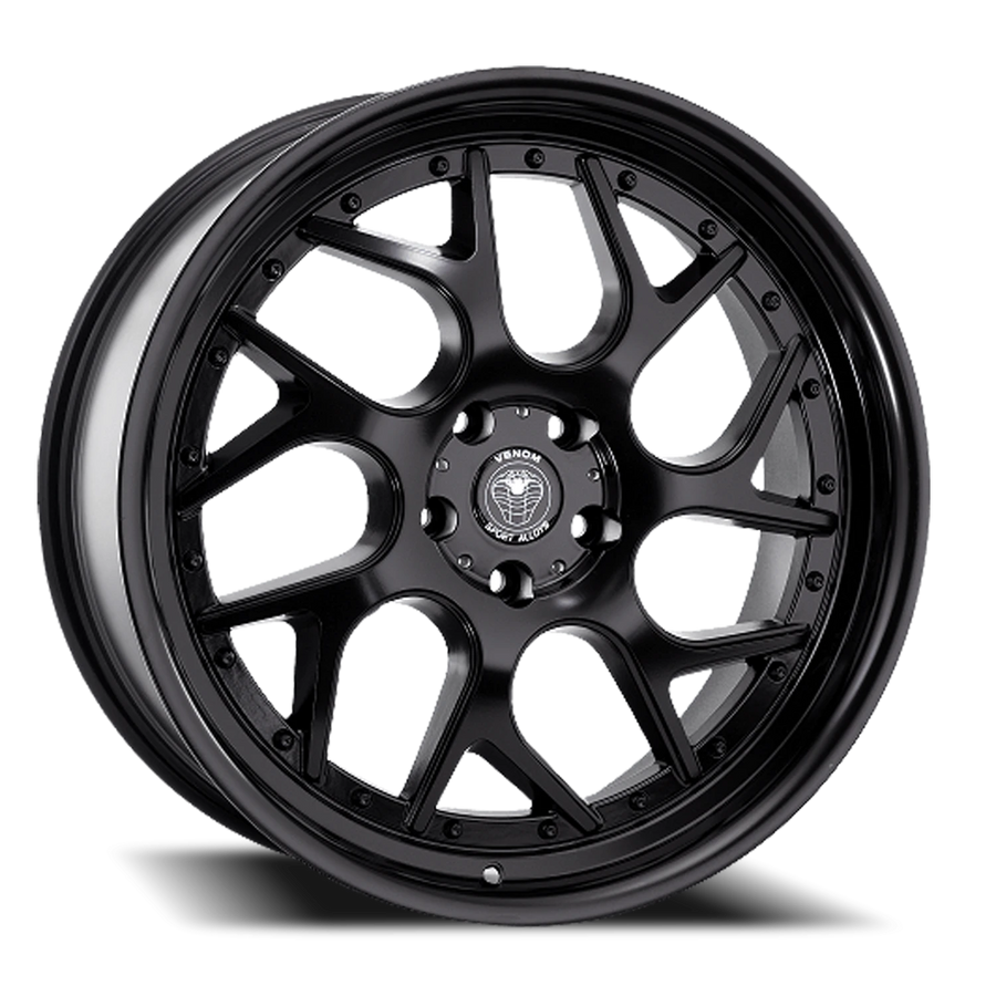 VENOM33 18X8.5 5X112 +30 73.1 Satin Black