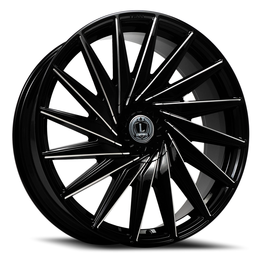 LUX34 22X9 5115/127 +15 73.1 Gloss Black Milled