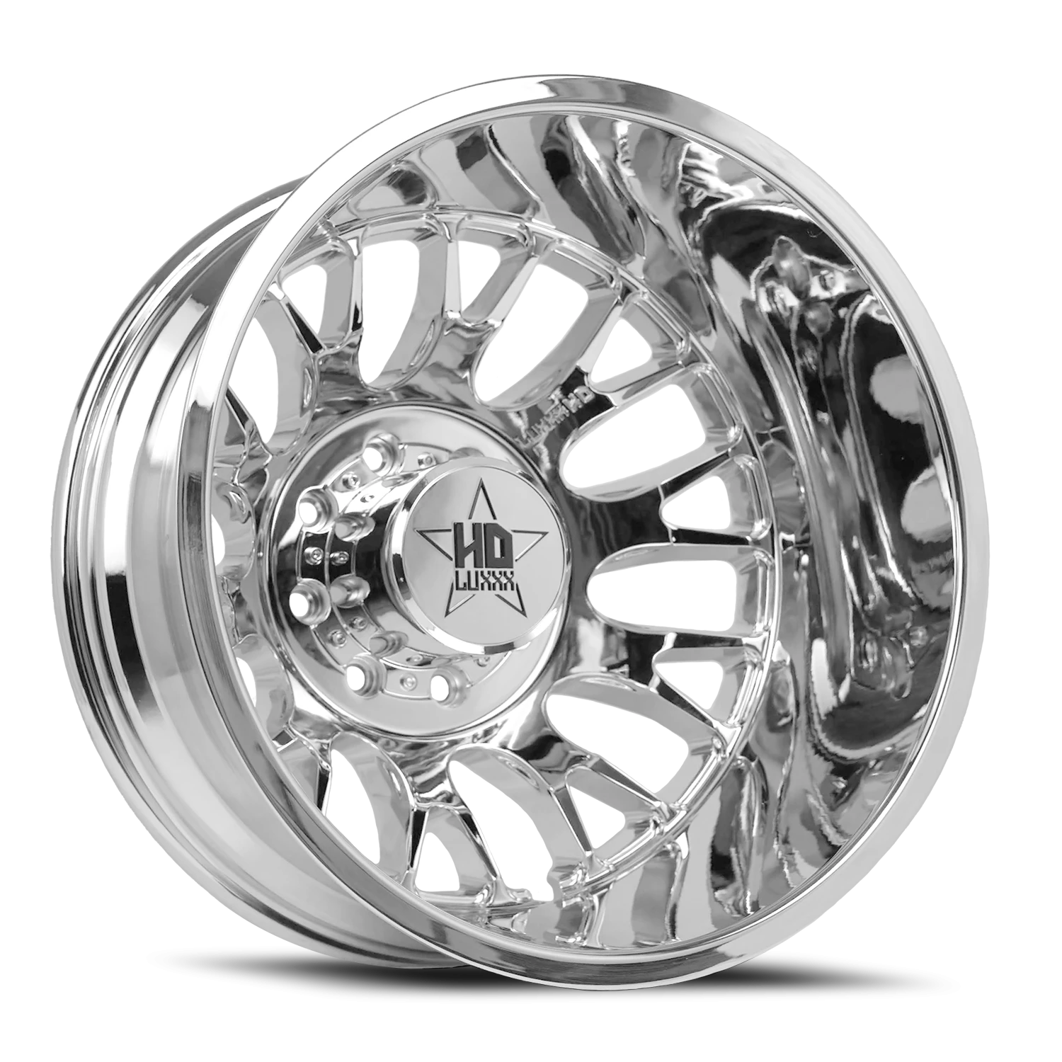 DUALLY HD34 17x6.5 8X200 -140 142 Chrome (Rear)