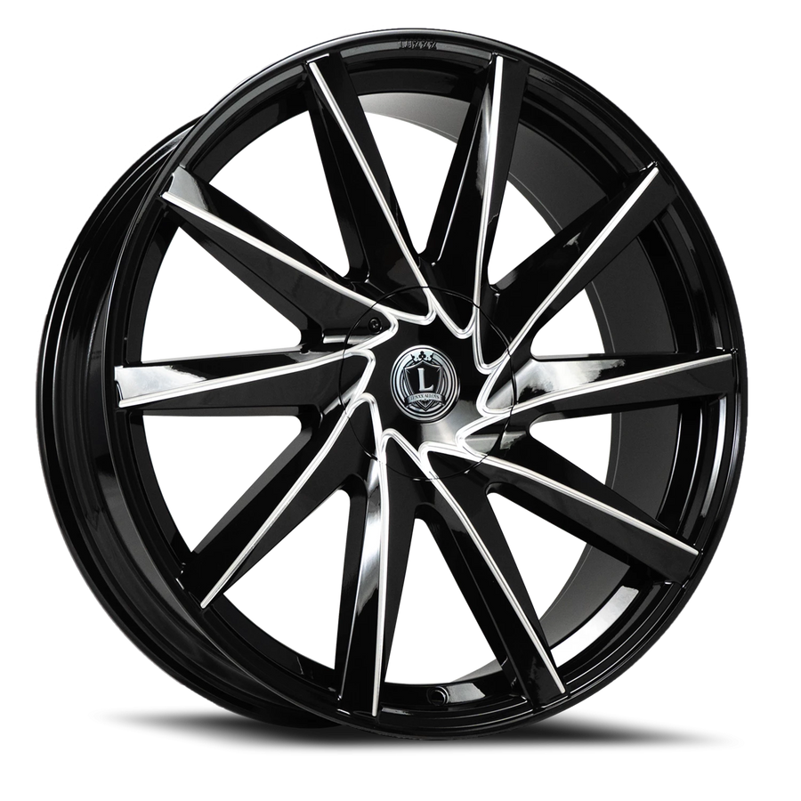 LUX35 20X8.5 5110/114.3 +30 73.1 Gloss Black Milled