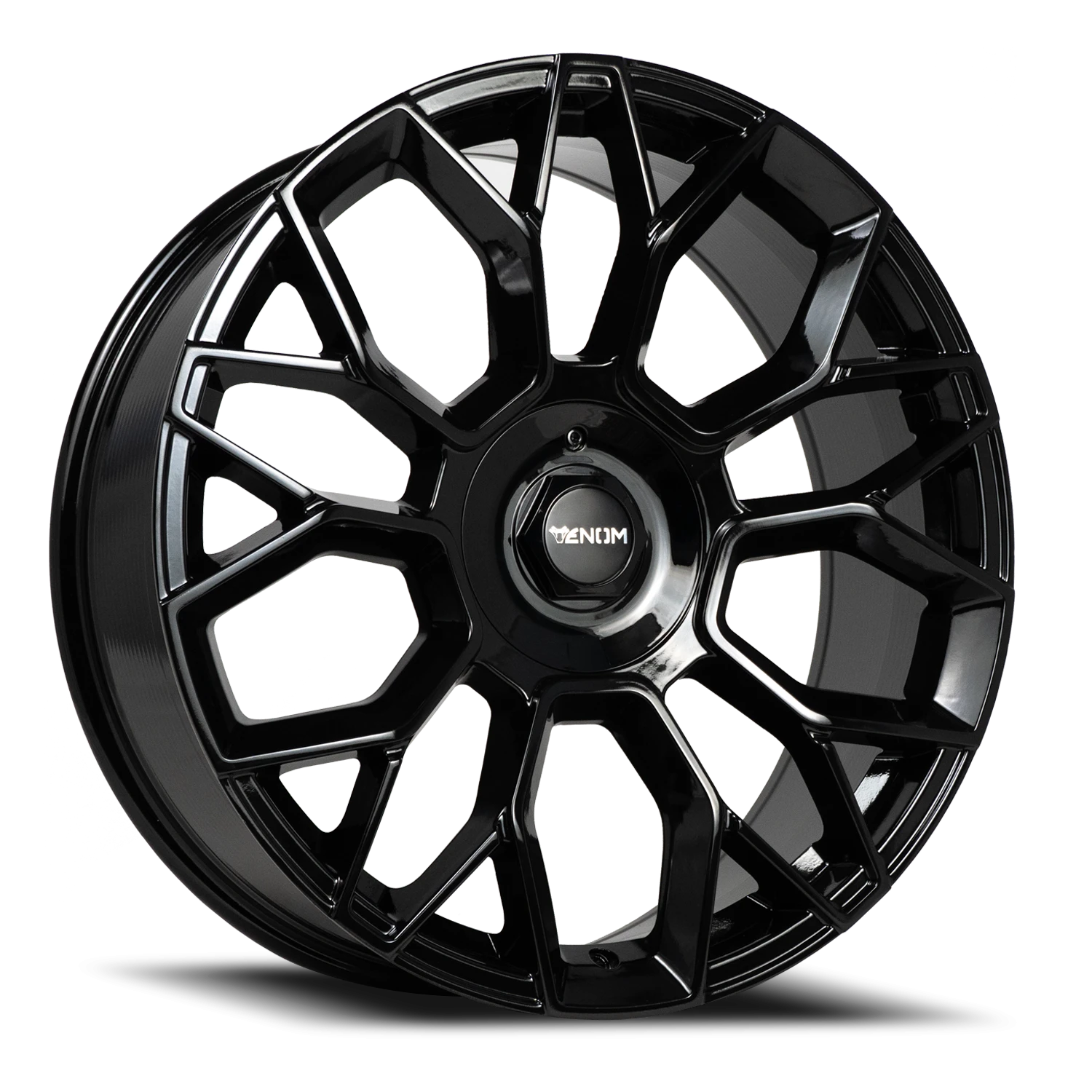 VENOM36 22X9 5114.3/120 +30 73.1 Gloss Black