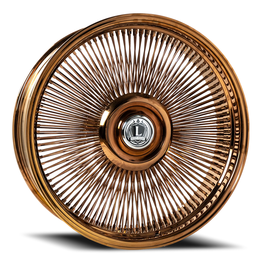 LUX37 WIRE WHEEL 22X9 5120 +0 73.1 Rose Gold