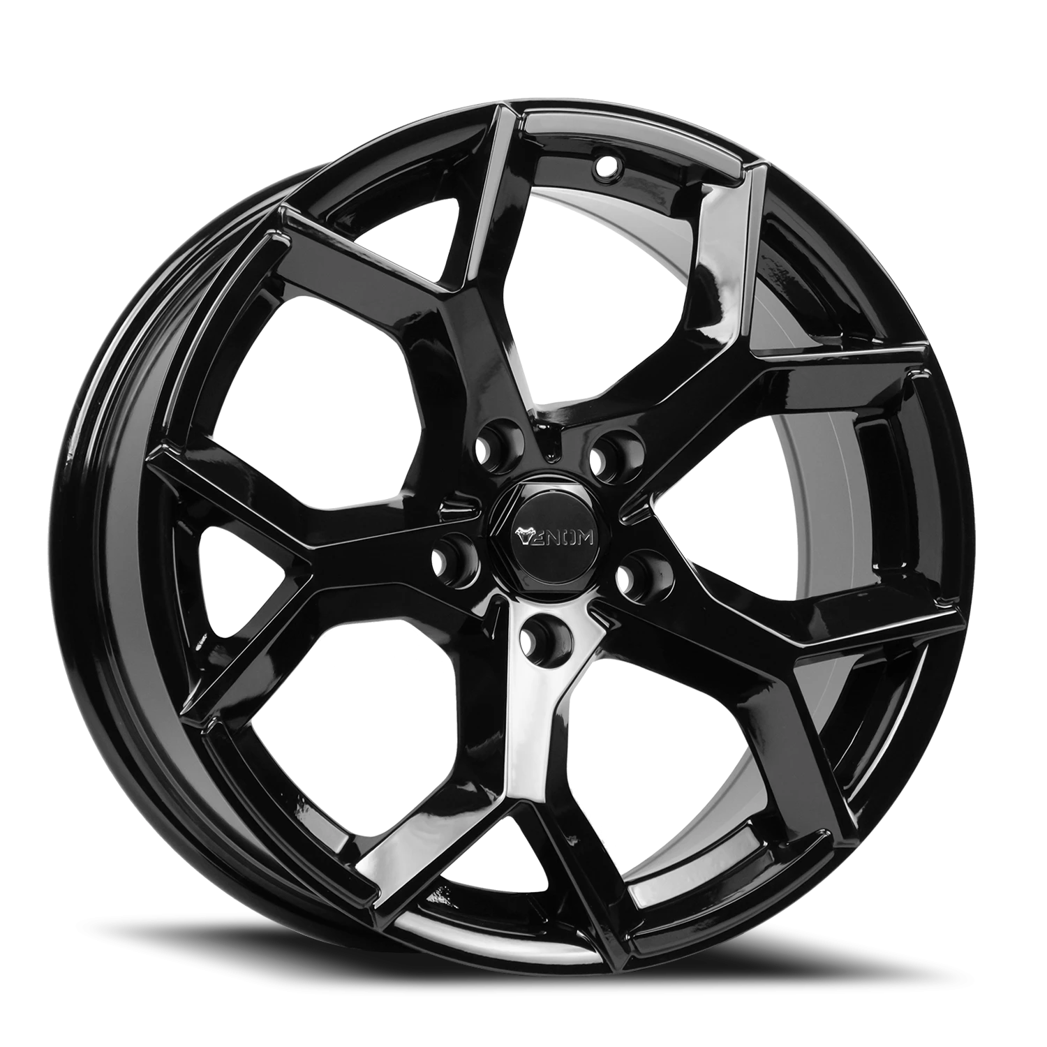 VENOM37 18X8.5 5X114.3 +35 73.1 All Gloss Black