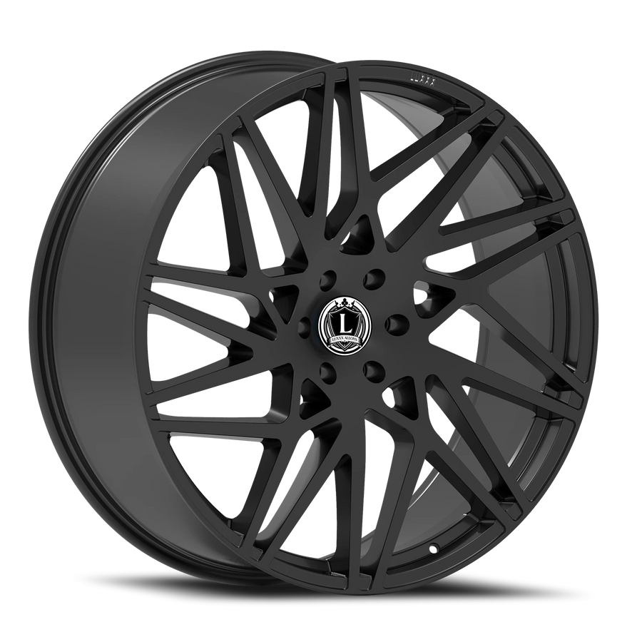 LUX38 20X8.5 5X112 +31 66.6 Gloss Black
