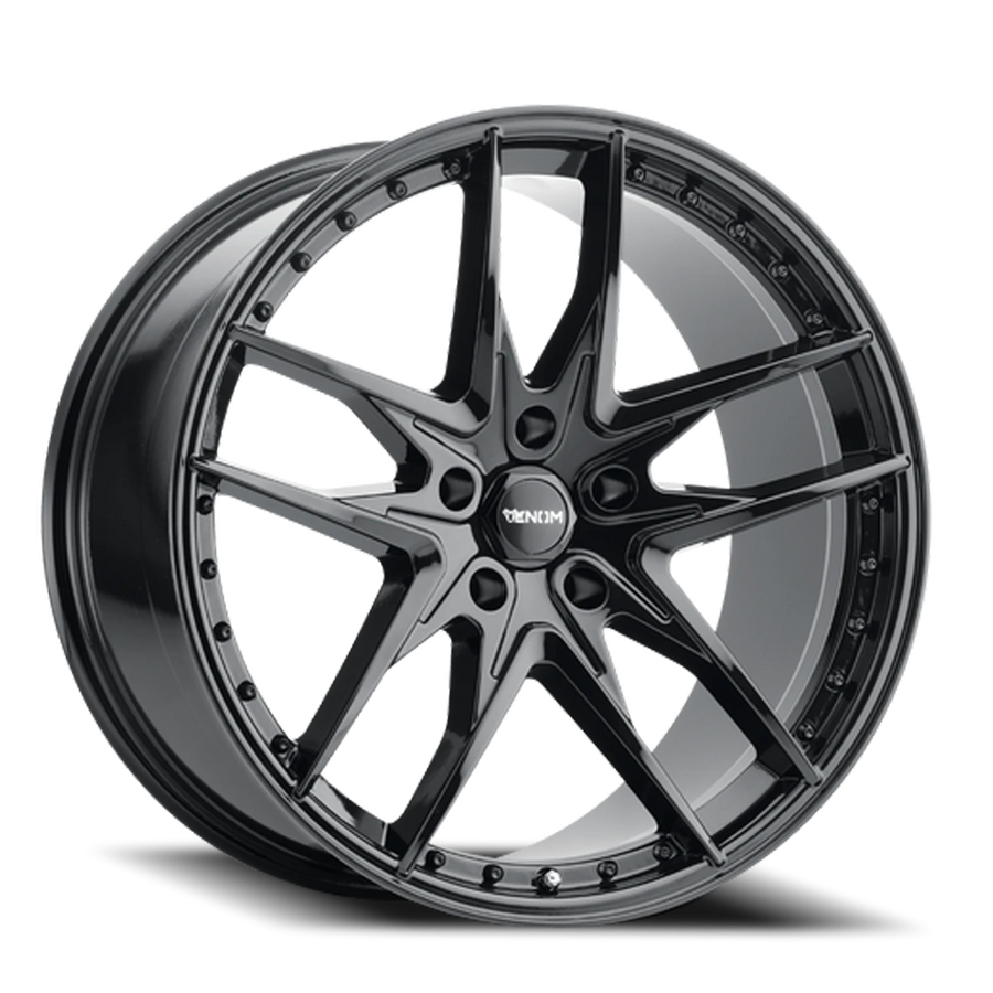 VENOM38 18X8.5 5X114.3 +35 73.1 All Gloss Black