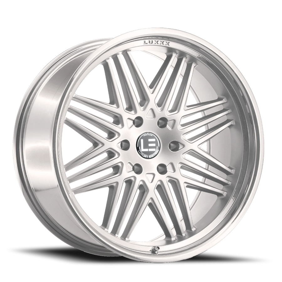 LUX LE4 22X10.5 6X139.7 +20 78.1 Silver Machine Face