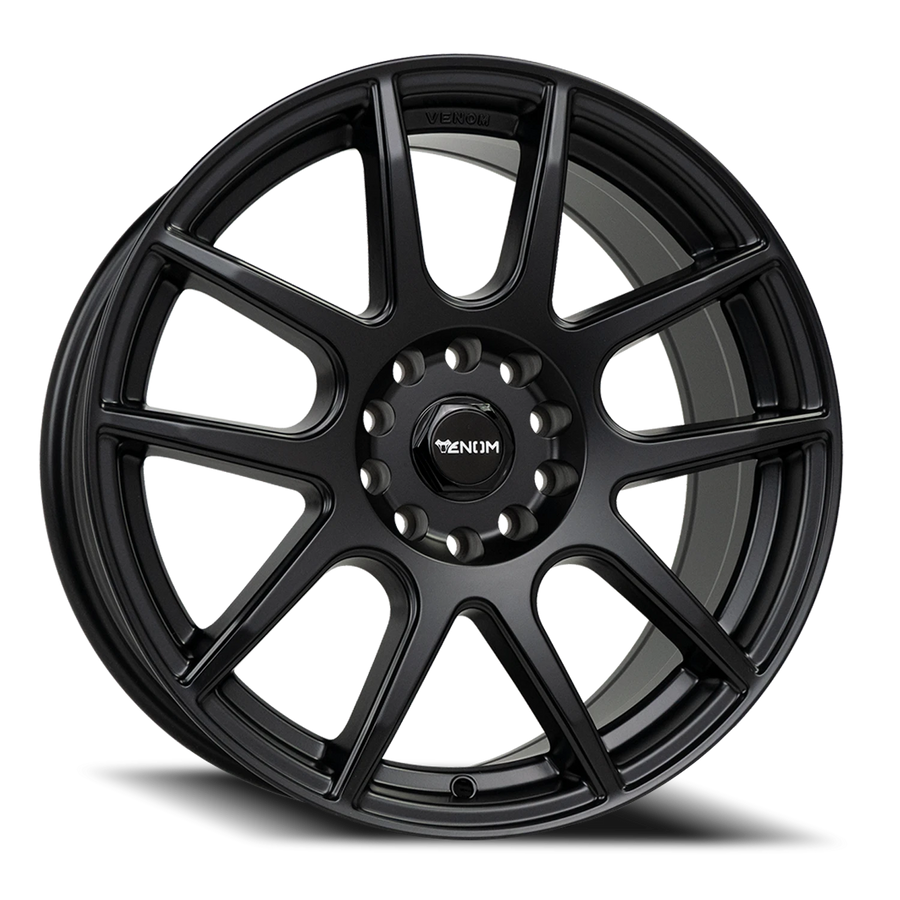 VENOM41 17X8 4100/114.3 +35 73.1 Matte Black