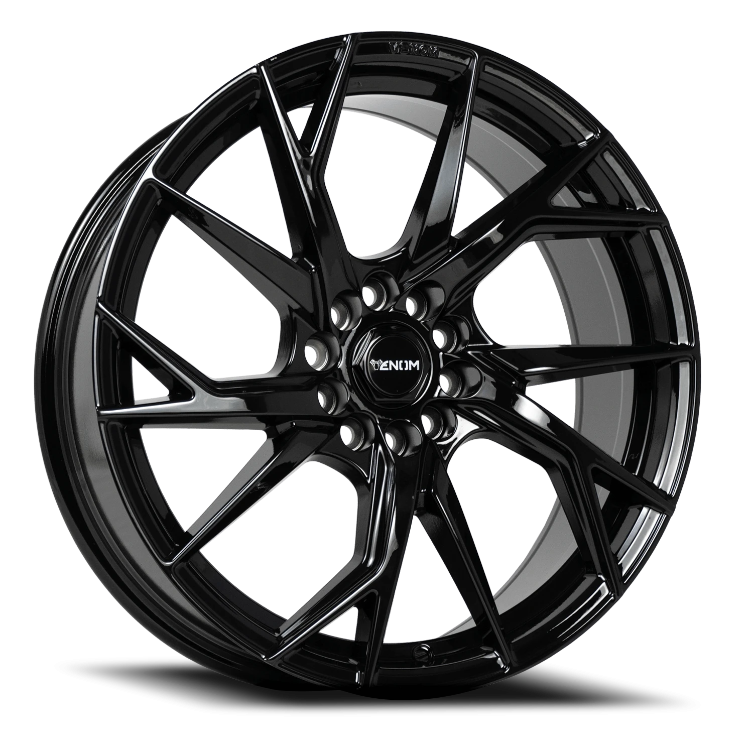 VENOM44 17X8 5X108/114 +35 73.1 Gloss Black