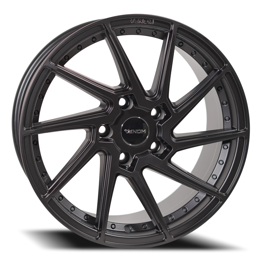 VENOM47 17X8 5114.3 +35 73.1 Satin Black