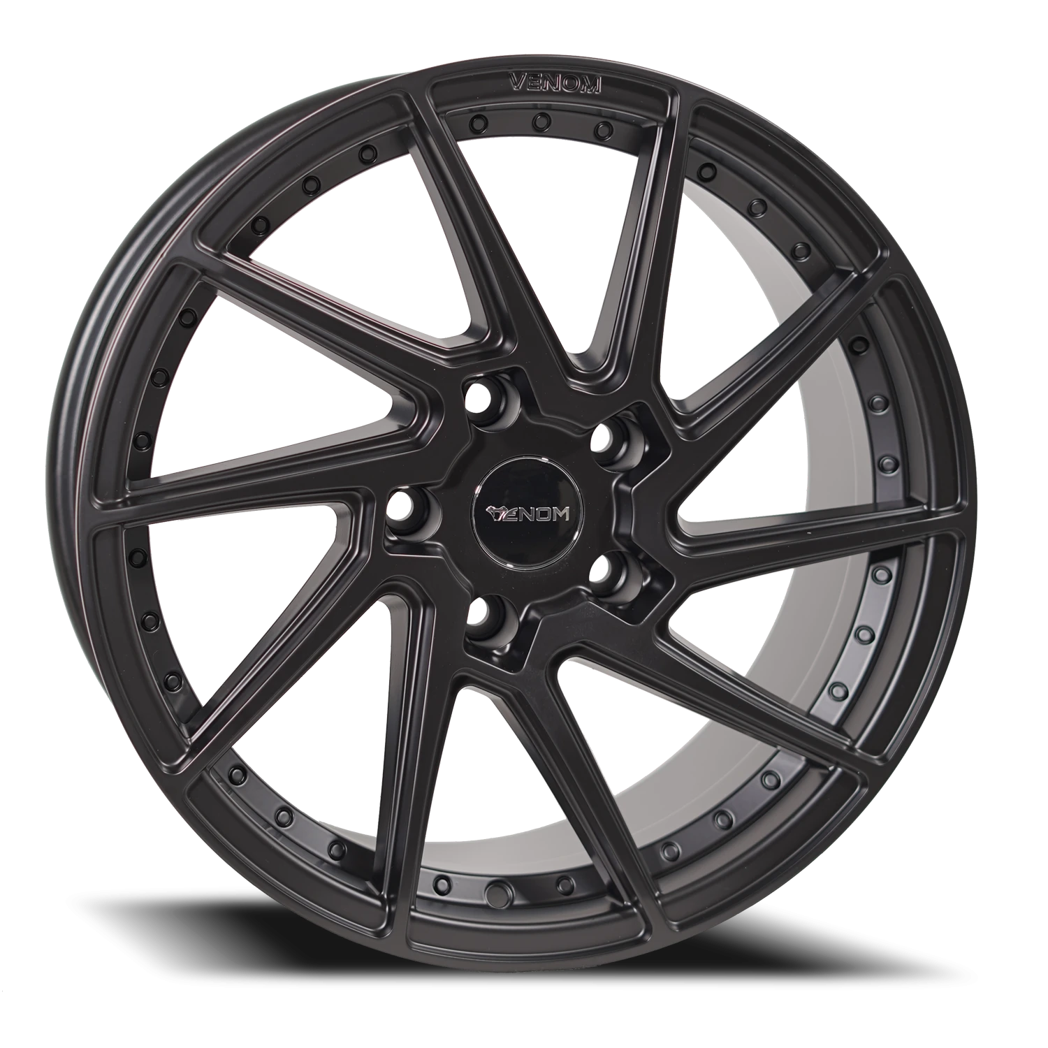 VENOM47 17X8 5120 +35 73.1 Satin Black