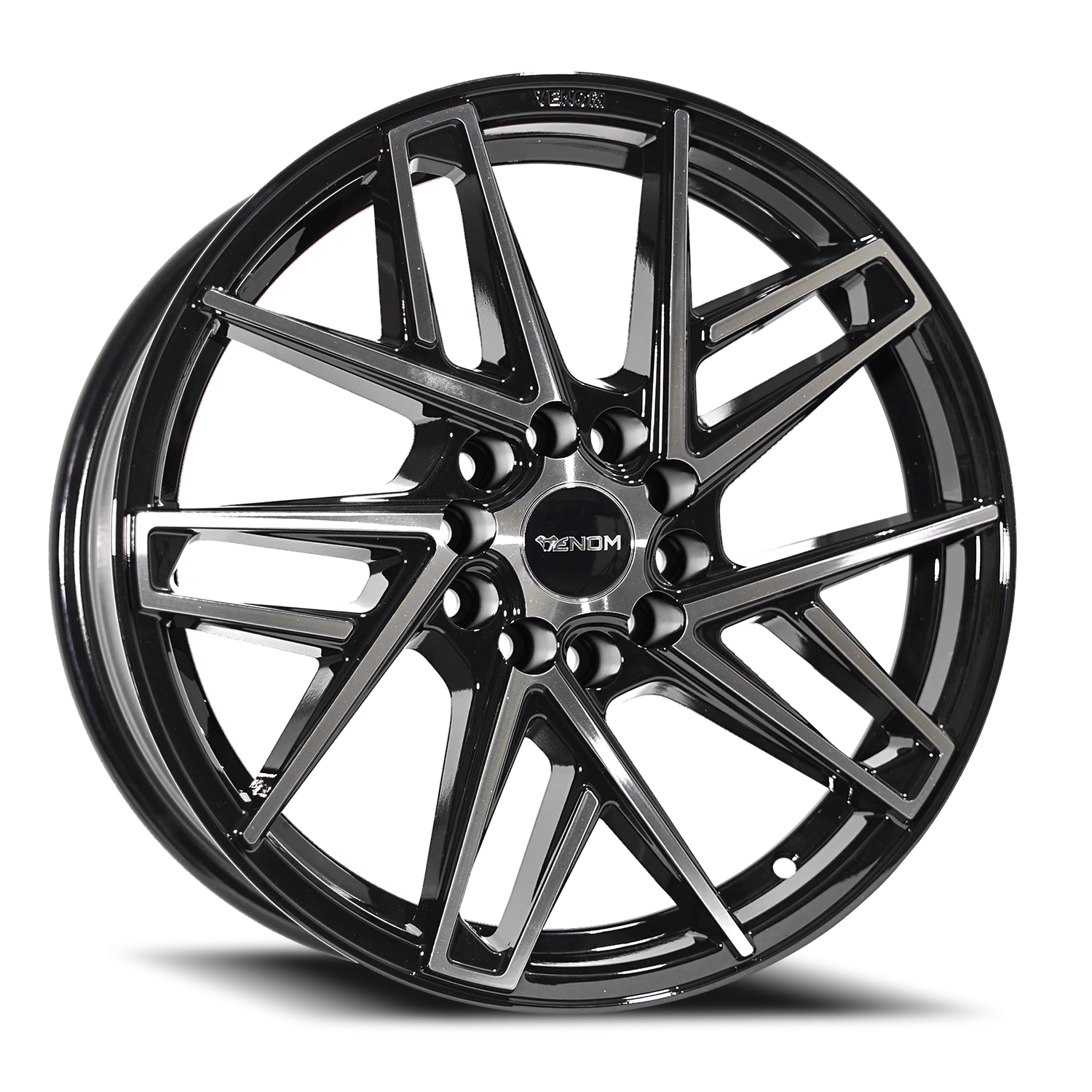 VENOM48 18X8.5 5112/114.3 +35 73.1 Gloss Black Machined Face