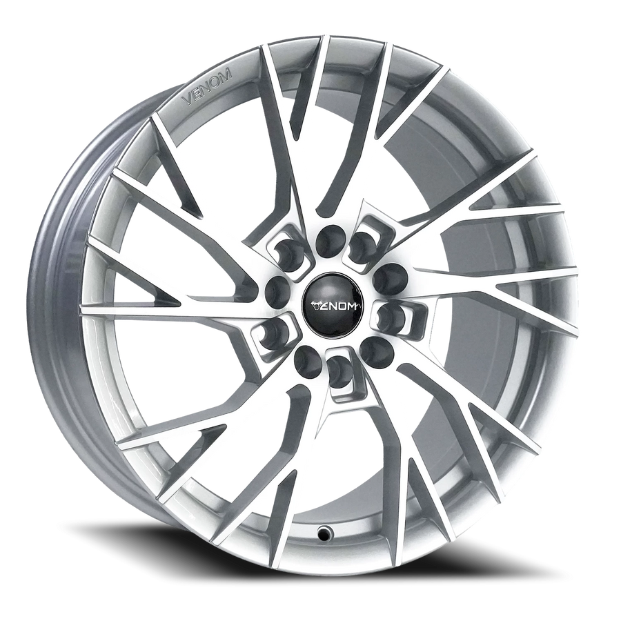 VENOM49 17X8 5114.3/120 +35 73.1 Silver Machined Face