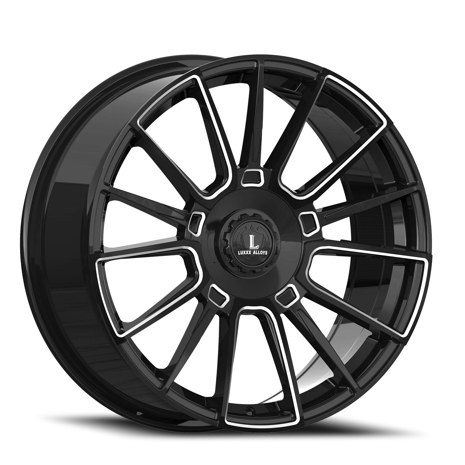 LUX58 20X8.5 5110/114.3 +35 73.1 Gloss Black Milled