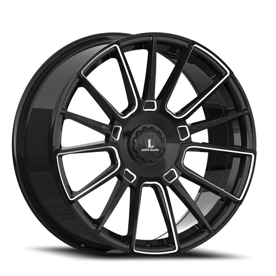 LUX58 20X8.5 5110/114.3 +35 73.1 Gloss Black Milled