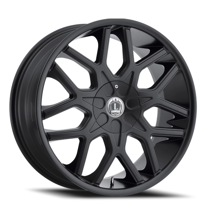 LUX7 22X9.5 5115/120 +15 74.1 Satin Black