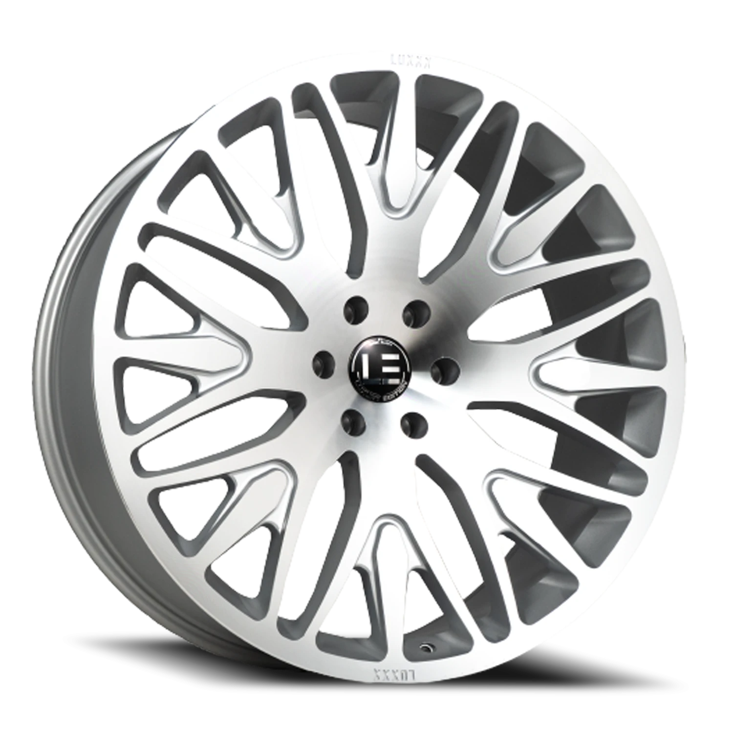 LUX LE7 24X10 5X120 +20 72.56 Silver Machine Face