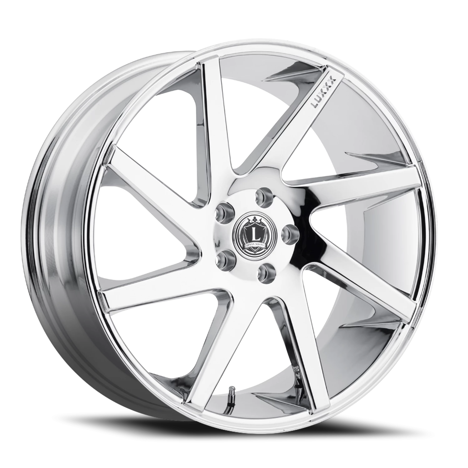 LUX8 22X8.5 5X112 +38 73.1 Chrome