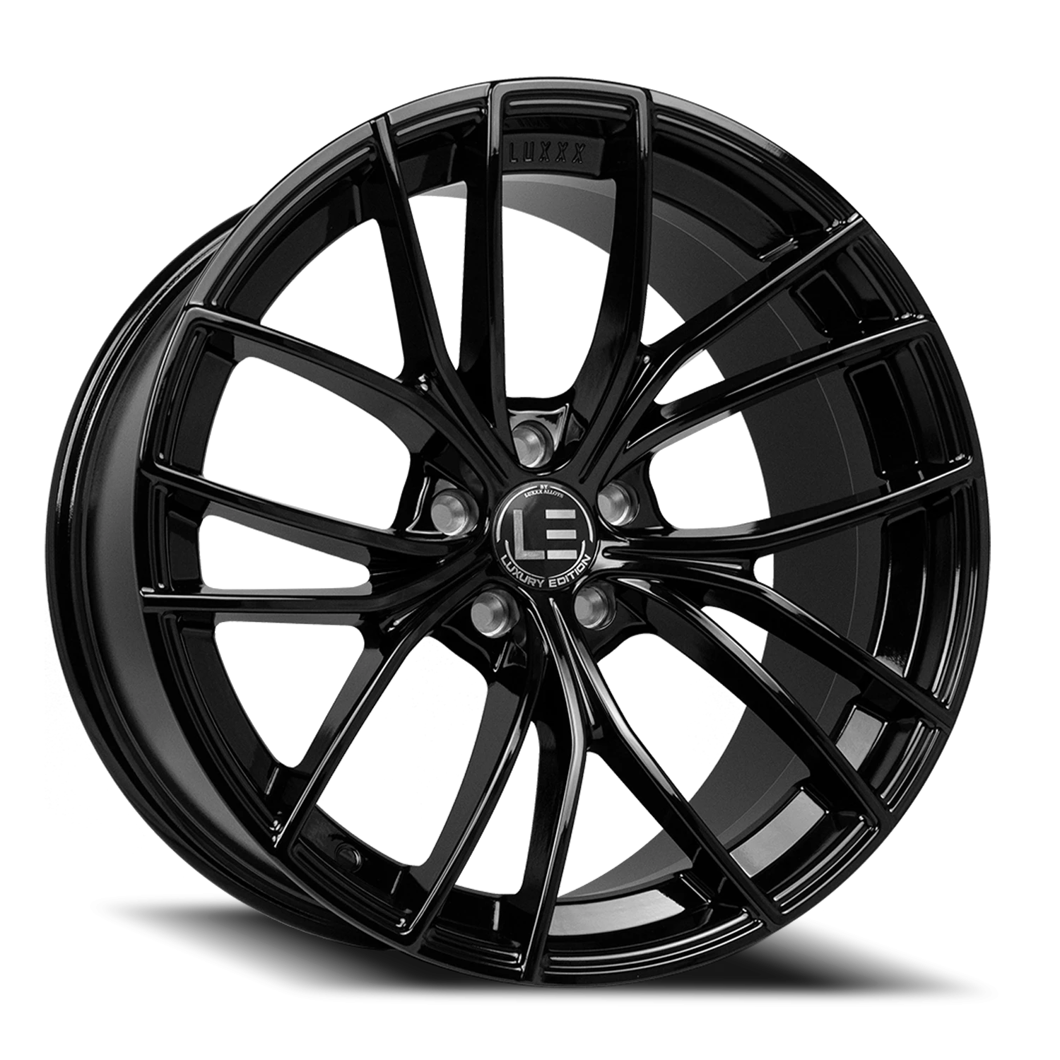 LUXLE8 20X10.5 5X115 +22 73.1 Gloss Black