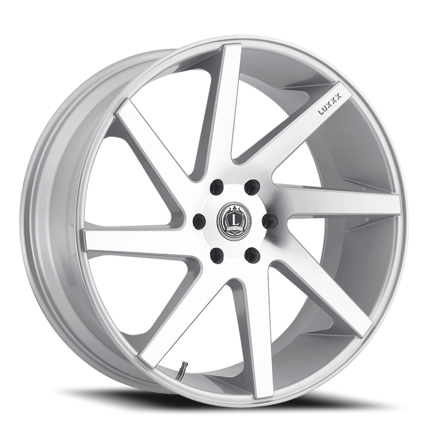 LUX8 26X10 6X139.7 +30 78.1 Silver Machined Face