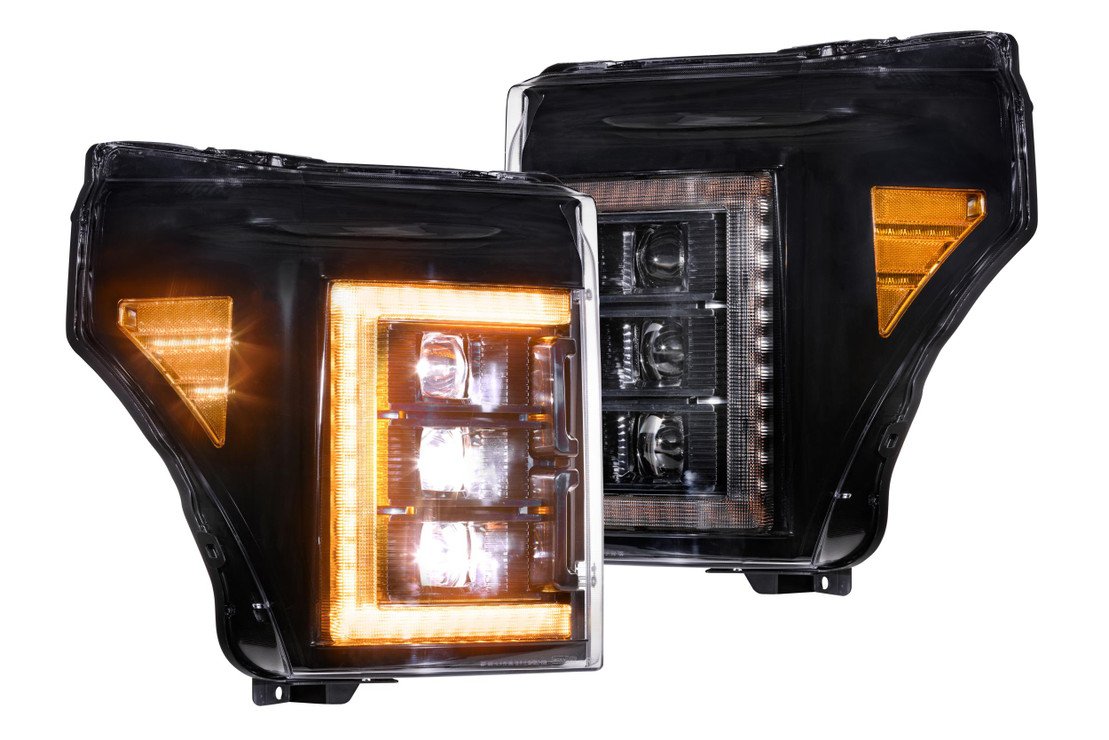 Morimoto XB LED HEADLIGHTS FORD SUPER DUTY (11-16) (AMBER DRL)