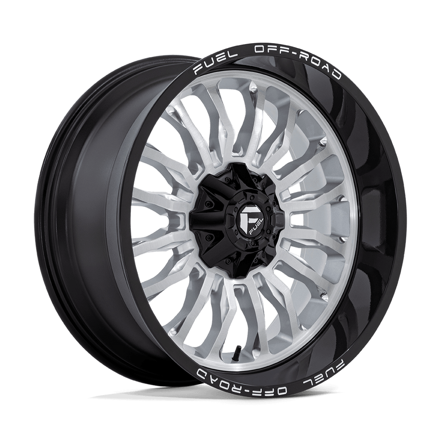 FUEL D798 22X10 6X135/5.5 SLVR-BRSH BLK-LP -18MM